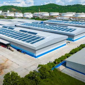 Commercial warehouse powered by solar energy under Section 12B investment structure